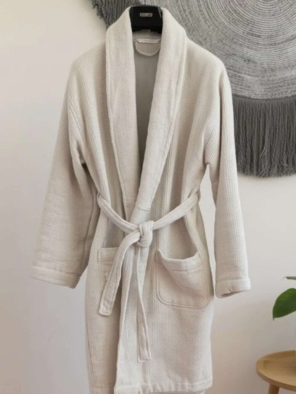 Haven Cozy Cream Bathrobe - Picture 1 of 12